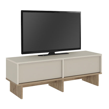 Έπιπλο Τηλεόρασης Yuki Χρώμα Sandstone - Sepet Oak 118x35x40,6
