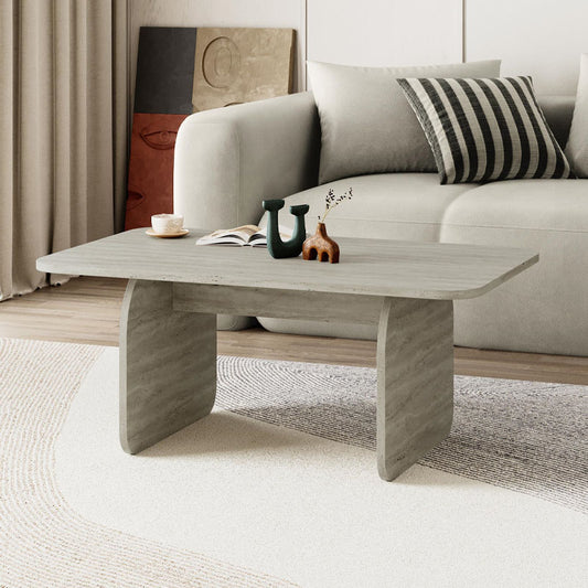 Τραπεζάκι Σαλονιού Pietra Χρώμα Neo Travertine 100x60x41,8