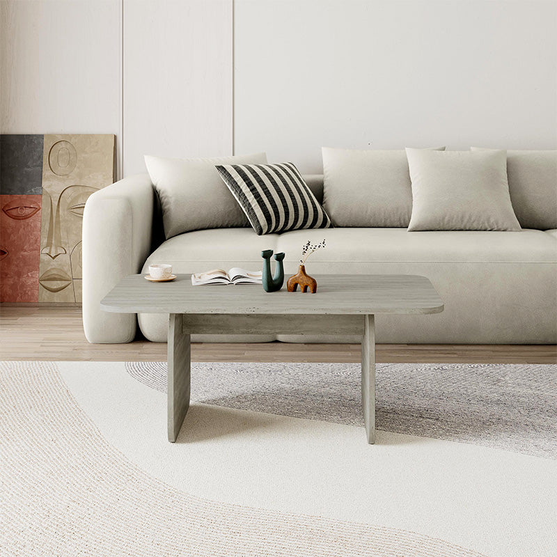 Τραπεζάκι Σαλονιού Pietra Χρώμα Neo Travertine 100x60x41,8