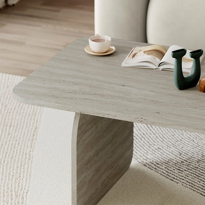 Τραπεζάκι Σαλονιού Pietra Χρώμα Neo Travertine 100x60x41,8