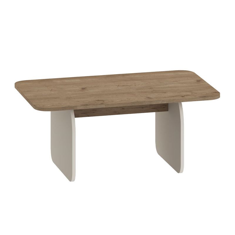 Τραπεζάκι Σαλονιού Pietra Χρώμα Sepet Oak - Sandstone 100x60x41,8
