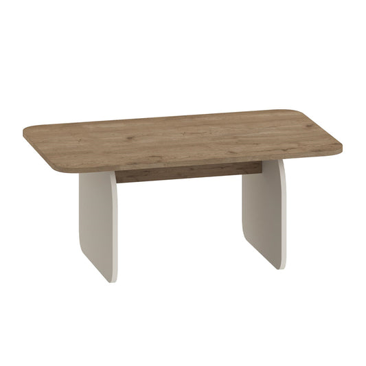 Τραπεζάκι Σαλονιού Pietra Χρώμα Sepet Oak - Sandstone 100x60x41,8