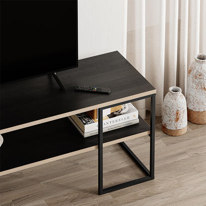 Έπιπλο Τηλεόρασης Friday Χρώμα Black Wood 140x37x45