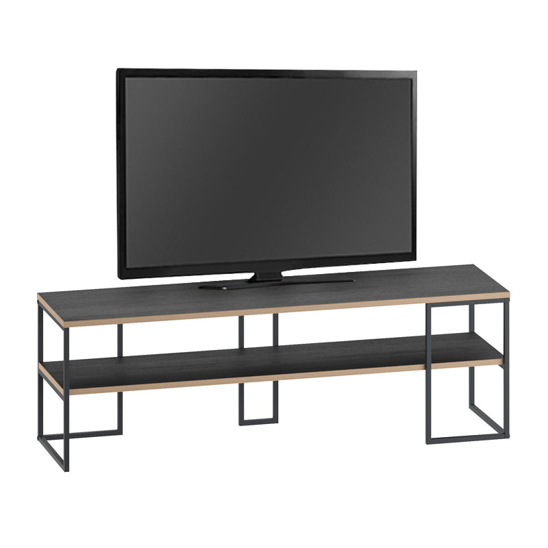 Έπιπλο Τηλεόρασης Friday Χρώμα Black Wood 140x37x45