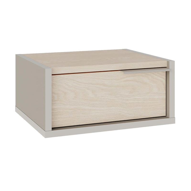 Κομοδίνο Επιτοίχιο Eco Χρώμα Sandstone - Light Oak 40x33x18,5