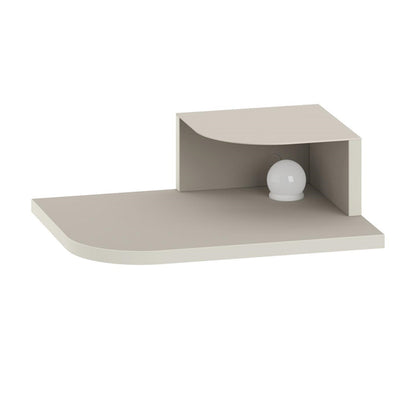 Κομοδίνο Επιτοίχιο Luno με LED Χρώμα Sandstone 40x30x16,2