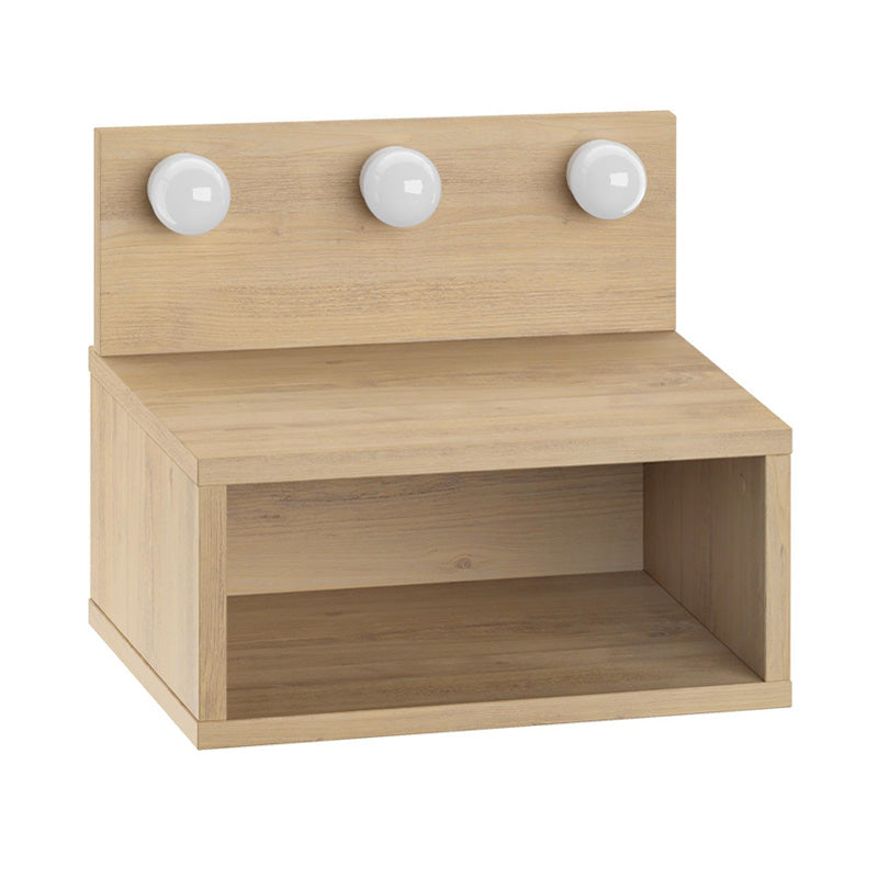 Κομοδίνο Επιτοίχιο Treo με LED Χρώμα Sapphire Oak 40x30x33,8