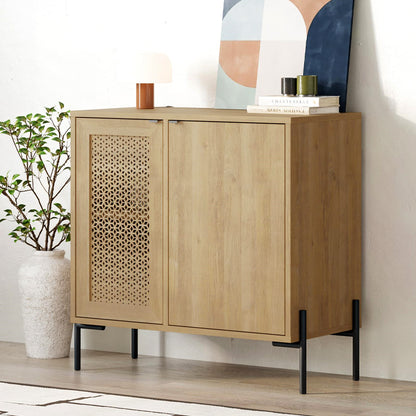 Μπουφές Naive Χρώμα Sapphire Oak 80x40x80