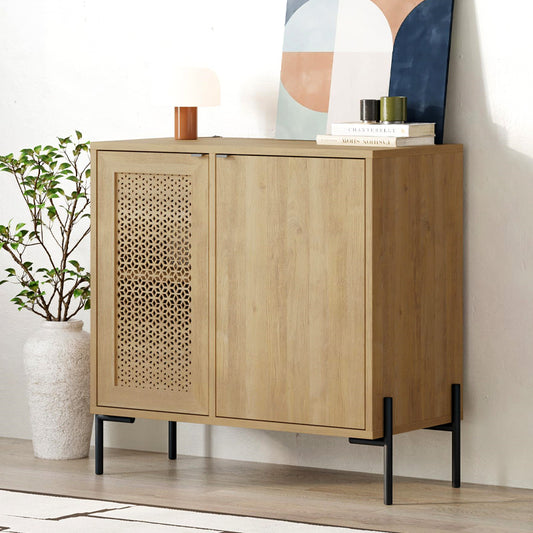 Μπουφές Naive Χρώμα Sapphire Oak 80x40x80