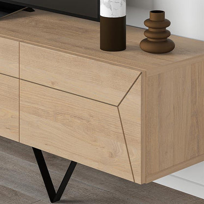 Έπιπλο Τηλεόρασης Jacomen Χρώμα Sapphire Oak 160x35x43