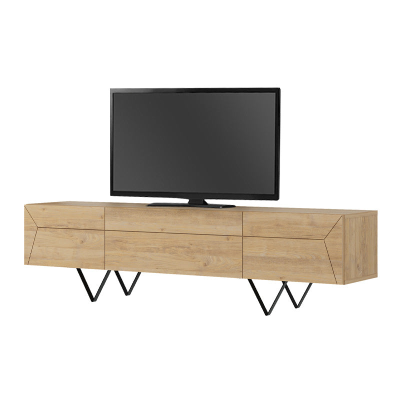 Έπιπλο Τηλεόρασης Jacomen Χρώμα Sapphire Oak 160x35x43