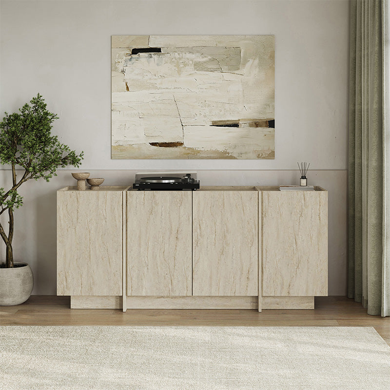 Μπουφές Dorma Χρώμα Travertine 180x45x80,2