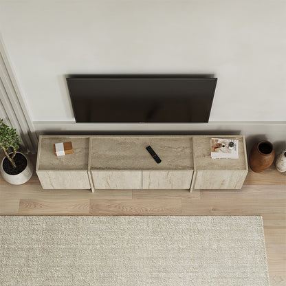 TV Unit Lowen Travertine Color 180x35x46.2