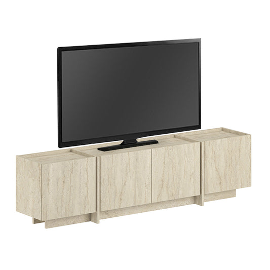Έπιπλο Τηλεόρασης Lowen Χρώμα Travertine 180x35x46,2