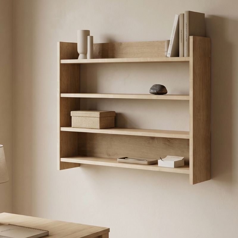 Wall Shelf Lane Color Sapphire Oak 85x15x66