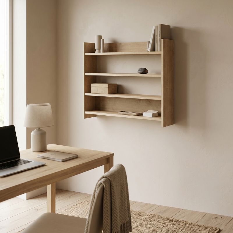 Wall Shelf Lane Color Sapphire Oak 85x15x66