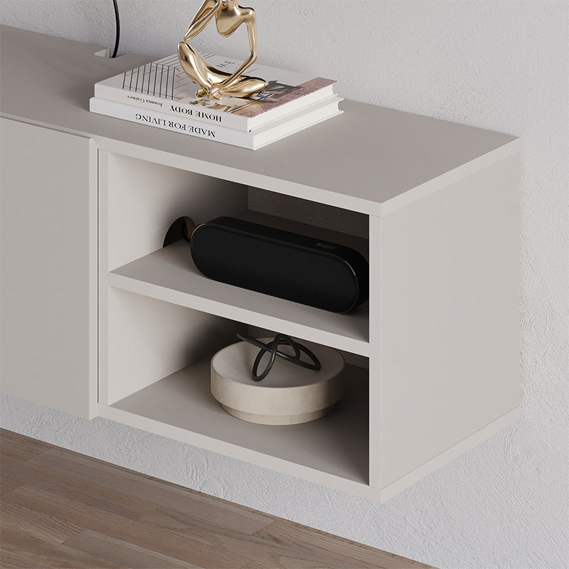 Έπιπλο Τηλεόρασης Επιτοίχιο Conrad Χρώμα Sandstone 140x35x38