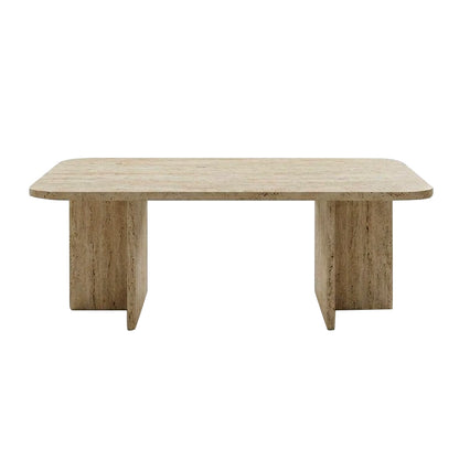Hillary Coffee Table Travertine Color 100x60x41.8