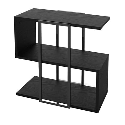 Τραπεζάκι Βοηθητικό Homia Χρώμα Black Wood 56x25x56,5