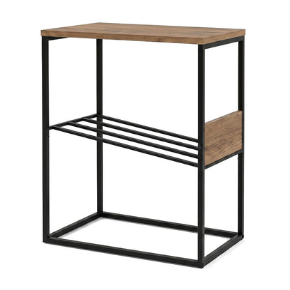 Side Table Tenol Light Walnut 55x25x62