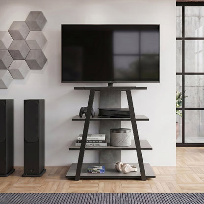 TV Stand Lyno Retro Grey 70,4x54x80