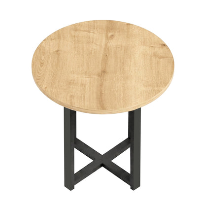 Τραπεζάκι Βοηθητικό Mesa Χρώμα Sapphire Oak Ø45x50