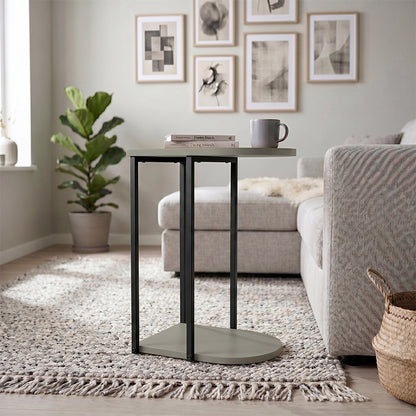 Τραπεζάκι Βοηθητικό Roya Χρώμα Ash Green 41,5x32x56