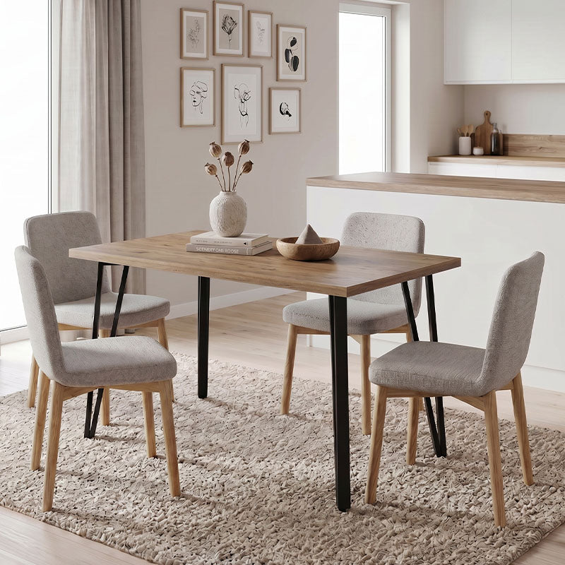 Τραπέζι Xana Χρώμα Sepet Oak 120x70x77,5