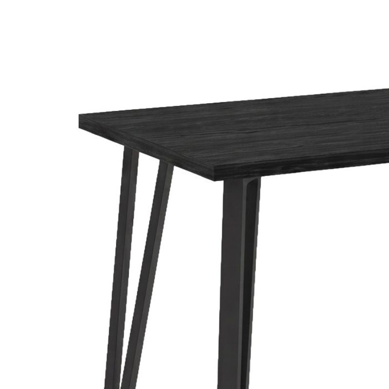Table Xana Black Wood 120x70x77.5