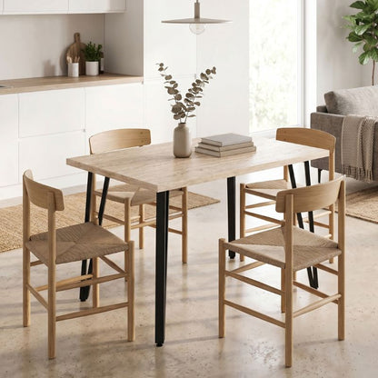 Τραπέζι Xana Χρώμα Travertine 120x70x77,5
