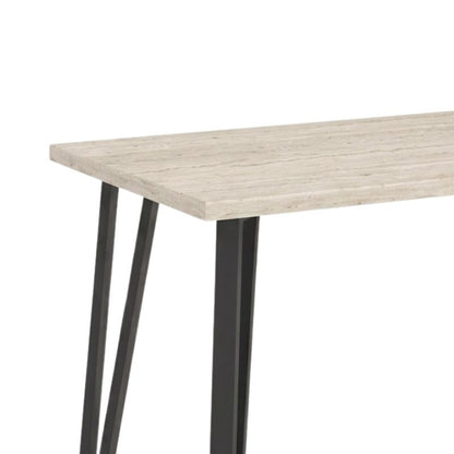 Τραπέζι Xana Χρώμα Travertine 120x70x77,5