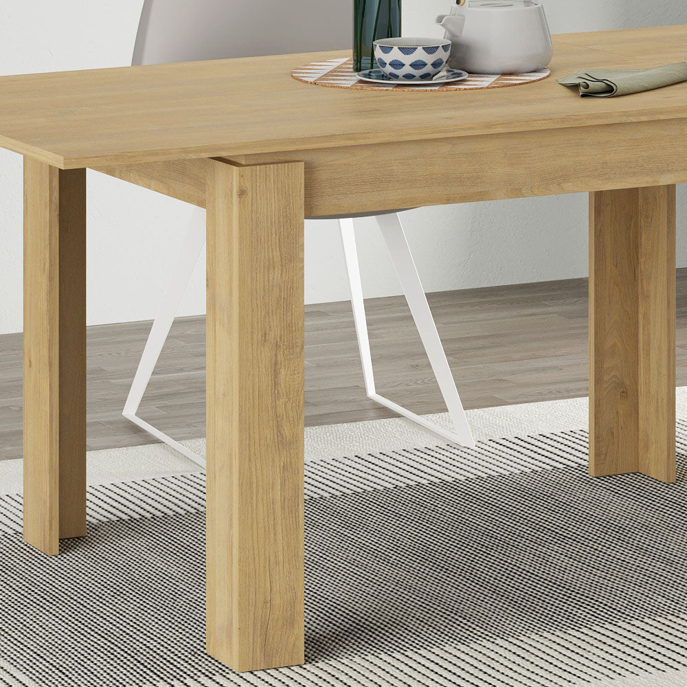 Tolmen Extendable Table Sapphire Oak Color 120/170x80x75
