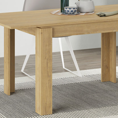 Tolmen Extendable Table Sapphire Oak Color 120/170x80x75