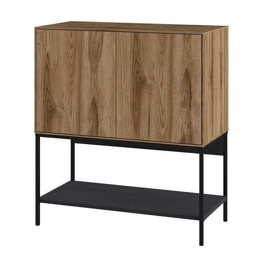 Μπουφές Amira Χρώμα Καρυδί UD - Black Wood 80x40x90