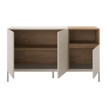 Μπουφές Cailin Χρώμα Sandstone - Sepet Oak 140x41,8x80
