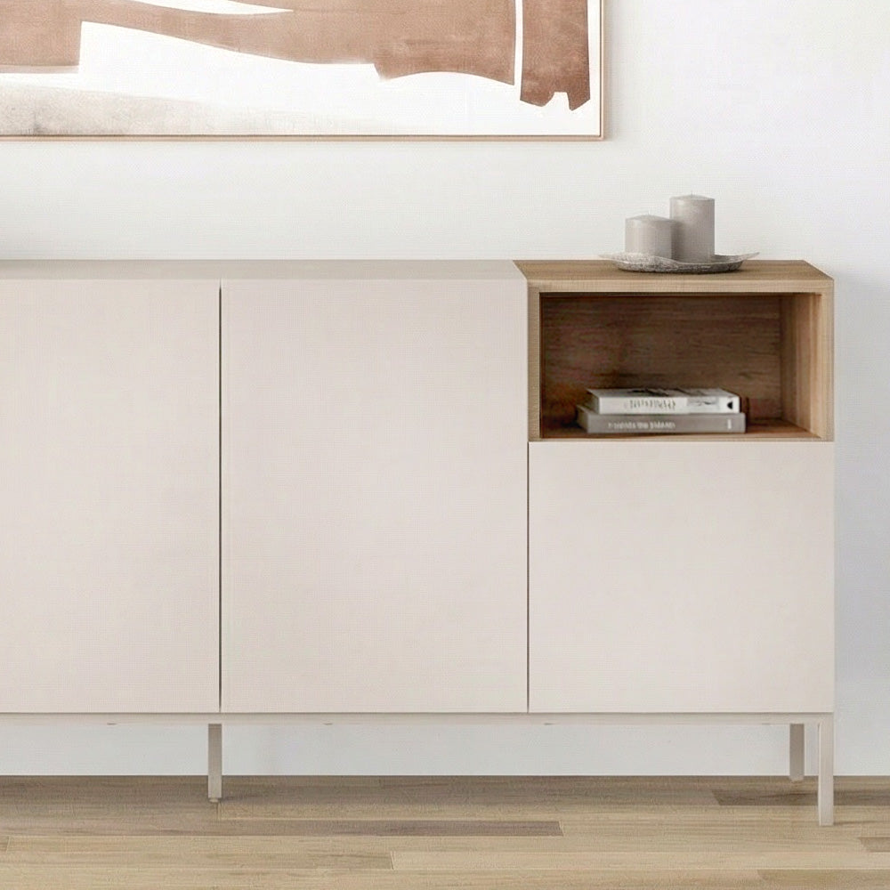 Μπουφές Cailin Χρώμα Sandstone - Sepet Oak 180x41,8x80