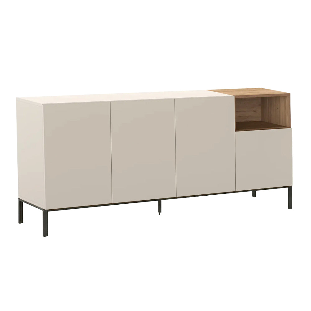 Μπουφές Cailin Χρώμα Sandstone - Sepet Oak 180x41,8x80