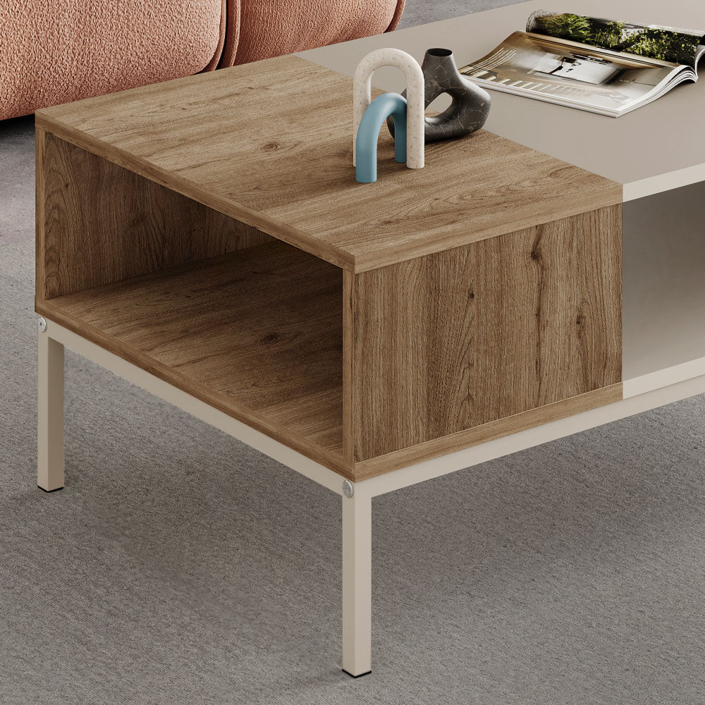 Cailin Coffee Table Sandstone - Sepet Oak 90x56x40.6