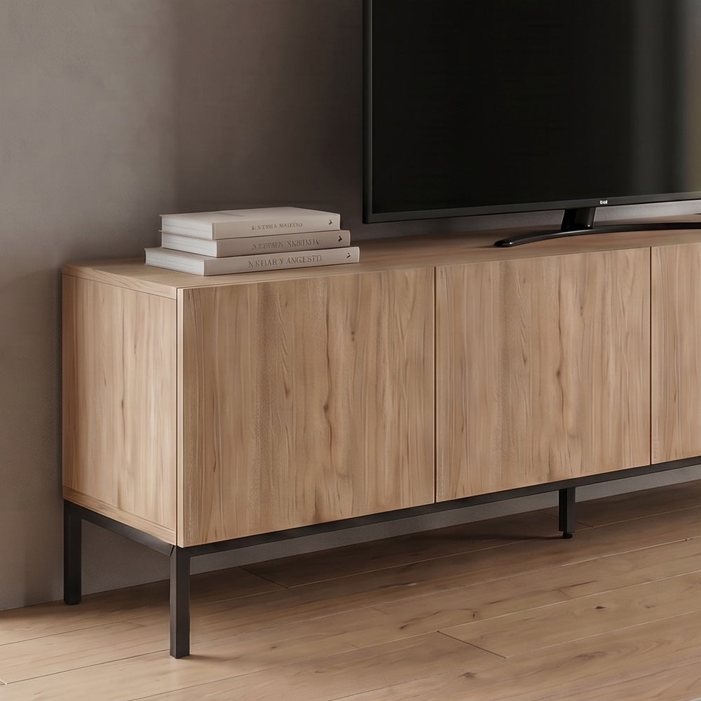 TV Stand Cailin Sepet Oak - Black Wood 180x41.8x55