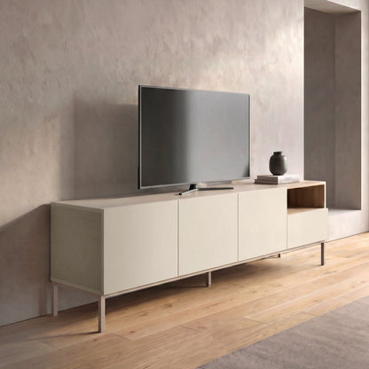 TV stand Cailin Color Sandstone - Sepet Oak 180x41.8x55