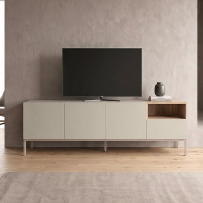 TV stand Cailin Color Sandstone - Sepet Oak 180x41.8x55