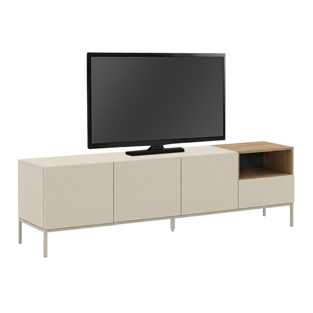 TV stand Cailin Color Sandstone - Sepet Oak 180x41.8x55