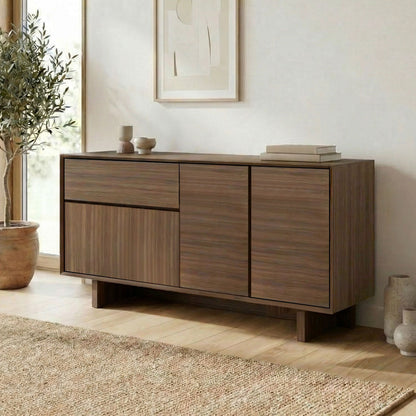 Μπουφές Capri Χρώμα Καρυδί Milano 146x45x76,5
