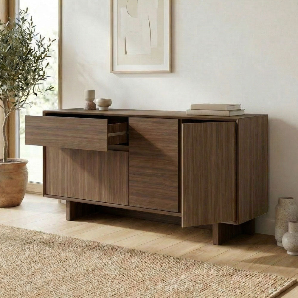 Μπουφές Capri Χρώμα Καρυδί Milano 146x45x76,5