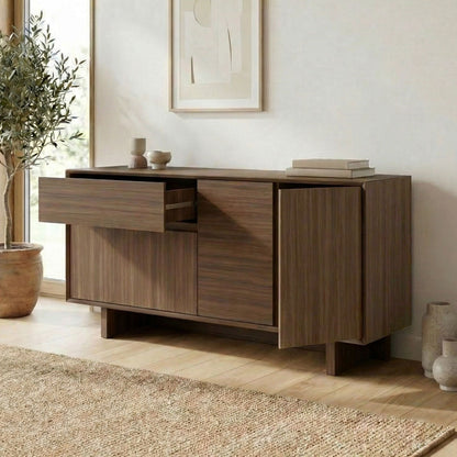 Μπουφές Capri Χρώμα Καρυδί Milano 146x45x76,5