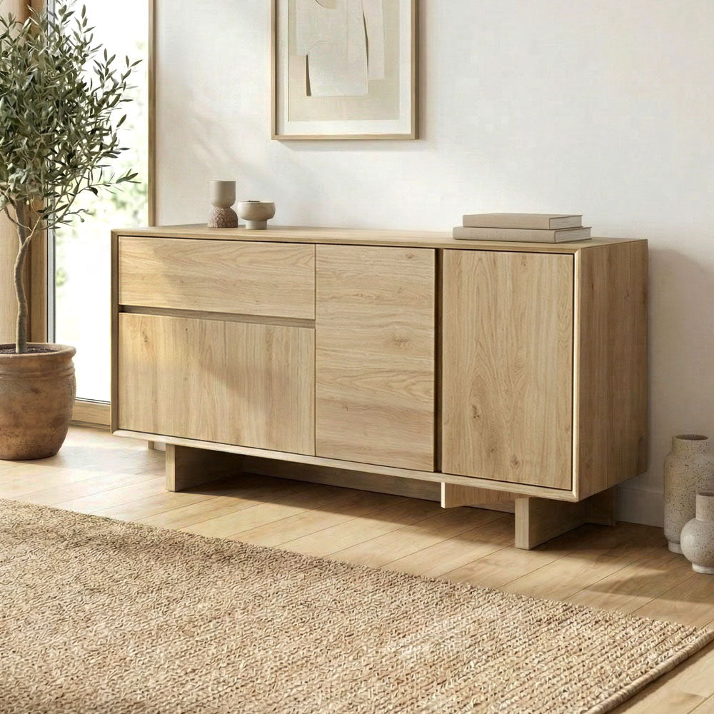 Μπουφές Capri Χρώμα Sapphire Oak 146x45x76,5