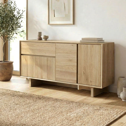 Μπουφές Capri Χρώμα Sapphire Oak 146x45x76,5