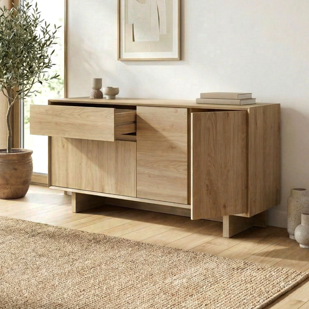 Μπουφές Capri Χρώμα Sapphire Oak 146x45x76,5