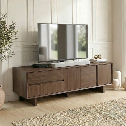 Έπιπλο Τηλεόρασης Capri Χρώμα Καρυδί Milano 180x45x55