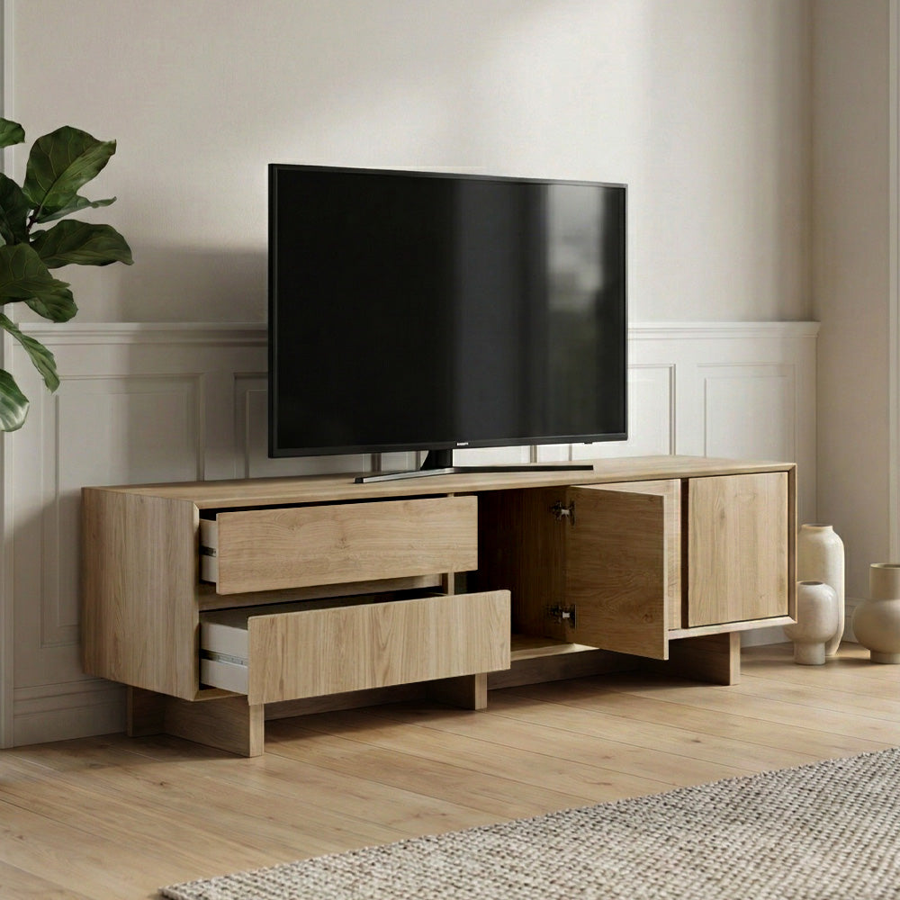 Έπιπλο Τηλεόρασης Capri Χρώμα Sapphire Oak 180x45x55